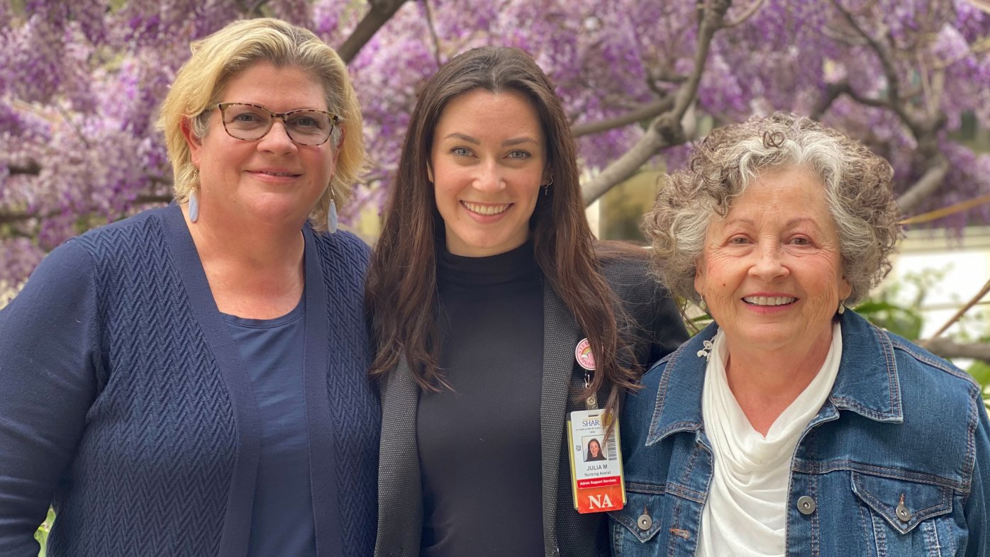 Davenna, Julia and May of San Diego have all worked at Sharp Grossmont Hospital